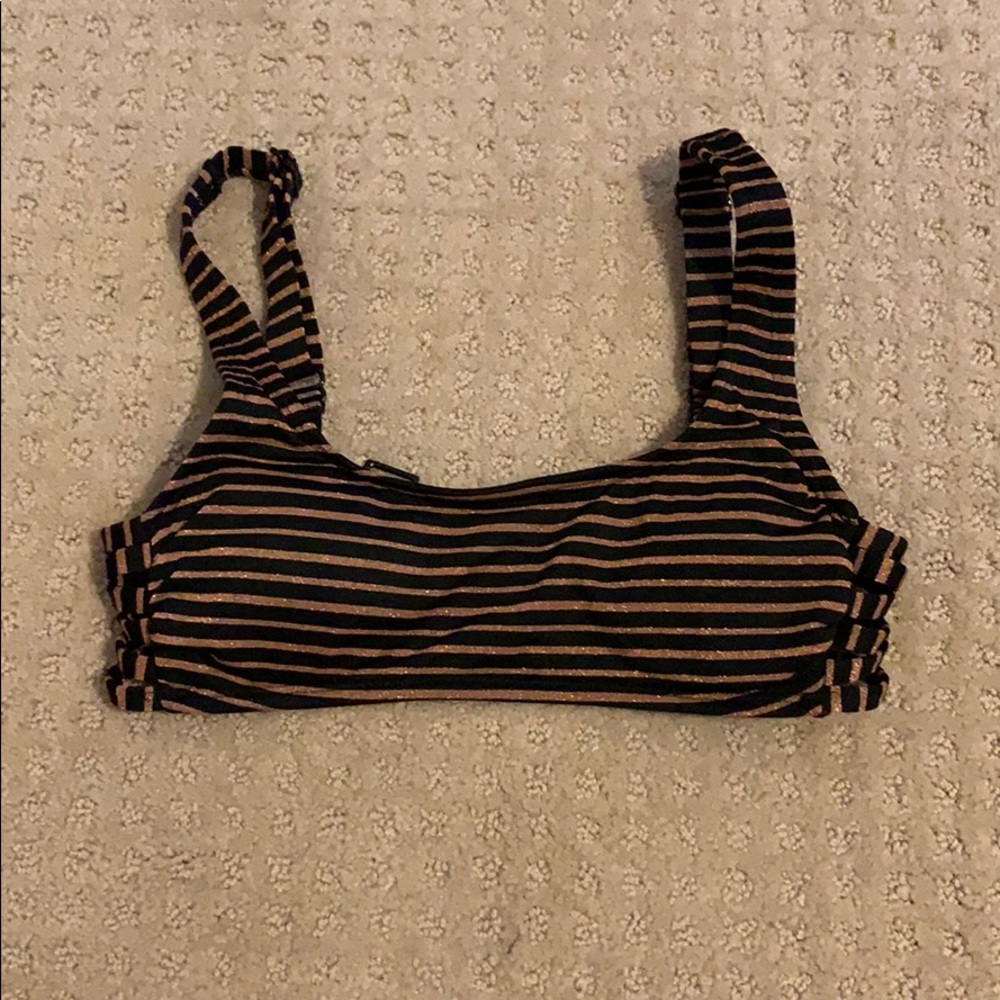 Black and gold bikini